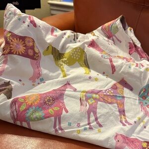 Colorful Horse Print Bedding Set
